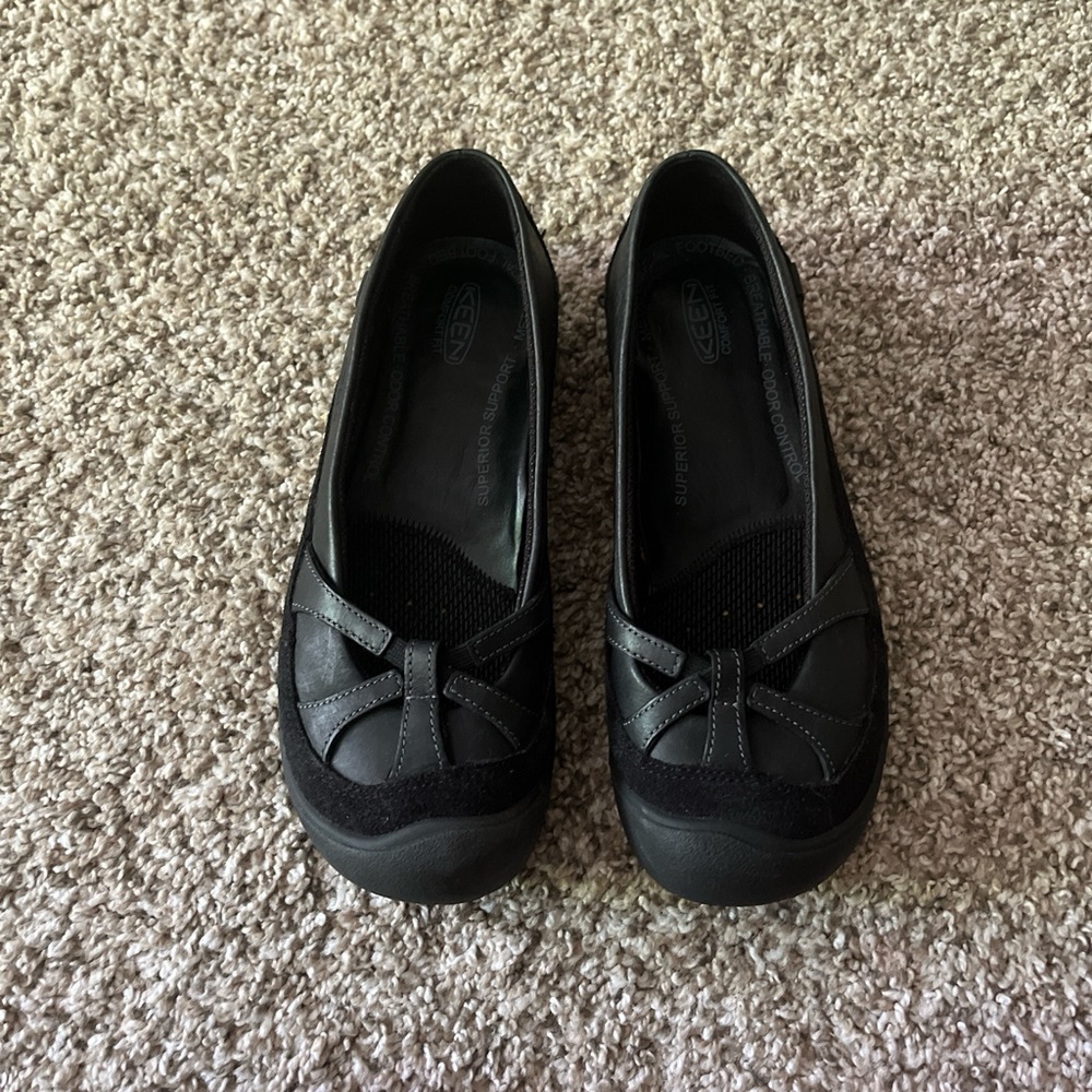 Keen Black Ballet Flats